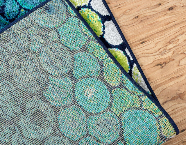 Light Green 5' 1 x 8' Metro Rectangle Area Rug 100% Polypropylene Abstract Modern Easy Clean Carpet for Living Room, Dining, Bedrooms for Sale at Rug Engine