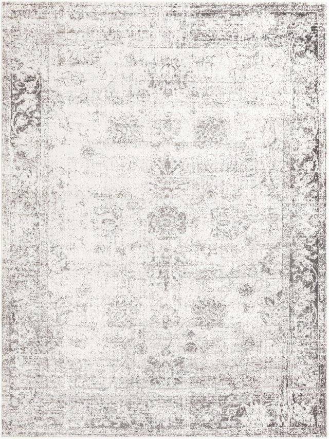 Gray 9' x 12' Sofia Rectangle Area Rug Discounted Clearance Final Sale