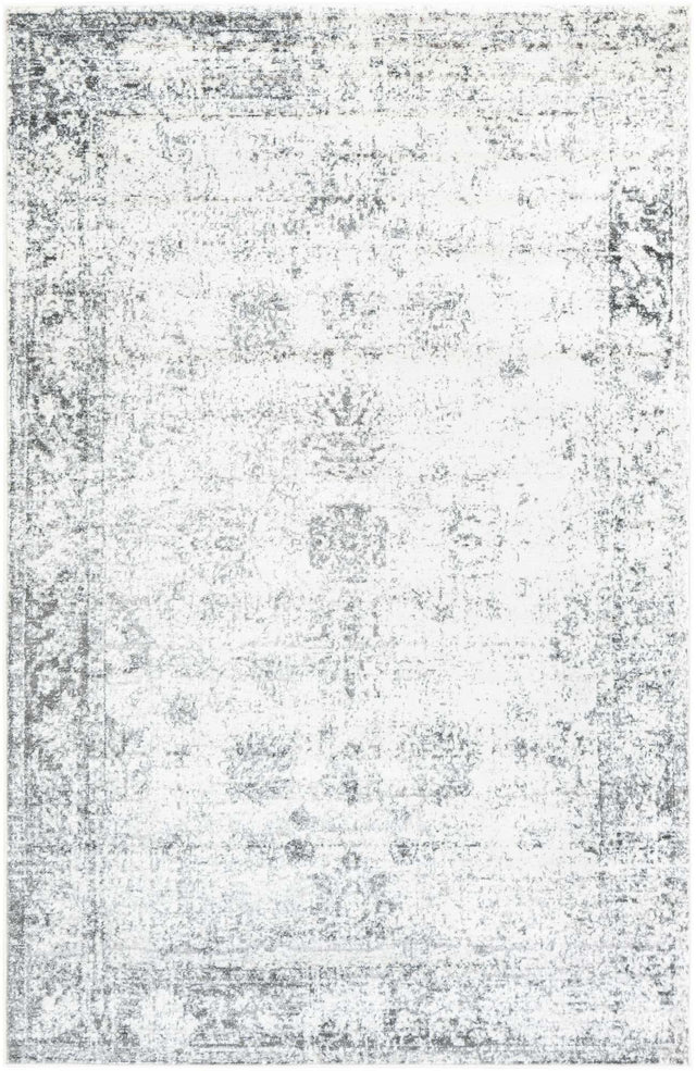 Gray 5' 3 x 8' Sofia Rectangle Area Rug Discounted Clearance Final Sale