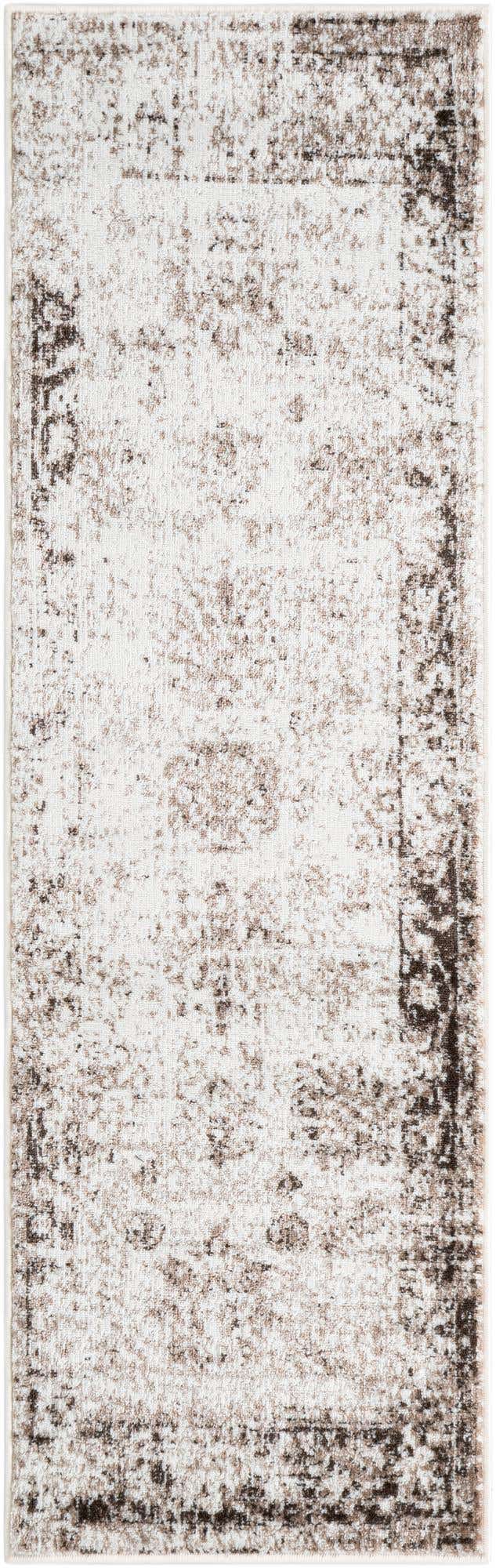 Beige 2' x 6' 7 Sofia Runner Area Rug Discounted Clearance Final Sale