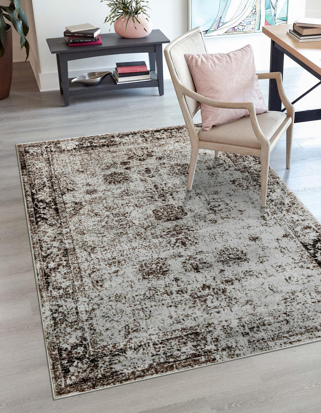 Beige 7' 10 x 11' Sofia Rectangle Area Rug Durable Easy Clean Stain Resistant Unique Carpet for Affordable Interior Home Design for Sale at Rug Engine