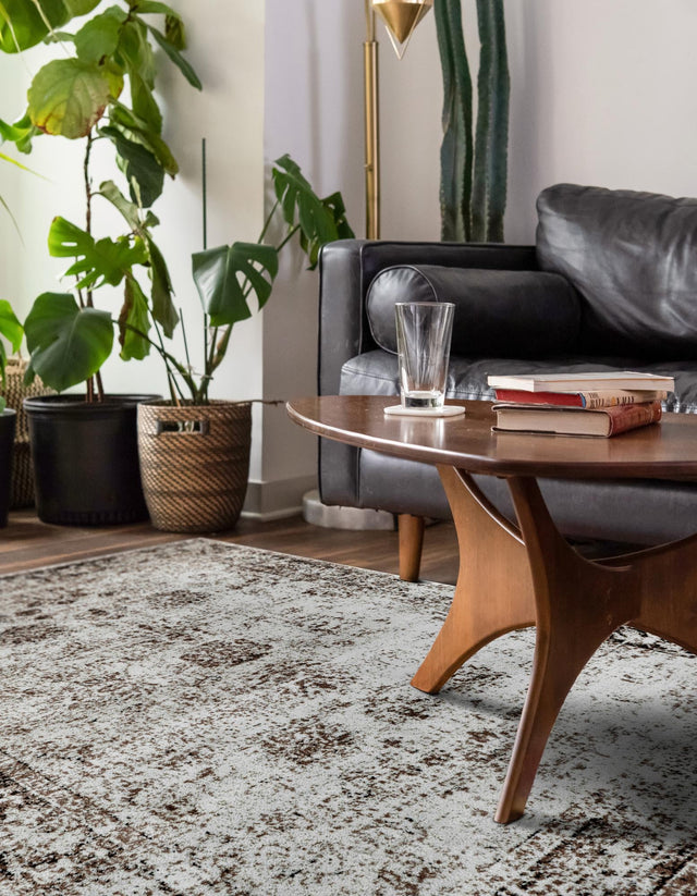 Beige 4' 1 x 6' 1 Sofia Rectangle Area Rug Durable Easy Clean Stain Resistant Unique Carpet for Affordable Interior Home Design for Sale at Rug Engine