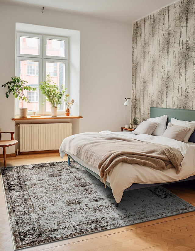 Beige 5' 3 x 8' Sofia Rectangle Area Rug Discounted Clearance Final Sale