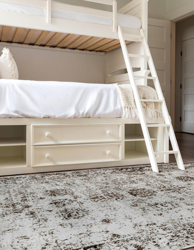 Beige 7' 10 x 11' Sofia Rectangle Area Rug Durable Easy Clean Stain Resistant Unique Carpet for Affordable Interior Home Design for Sale at Rug Engine