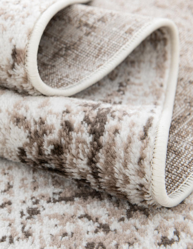 Beige 5' 3 x 8' Sofia Rectangle Area Rug Discounted Clearance Final Sale