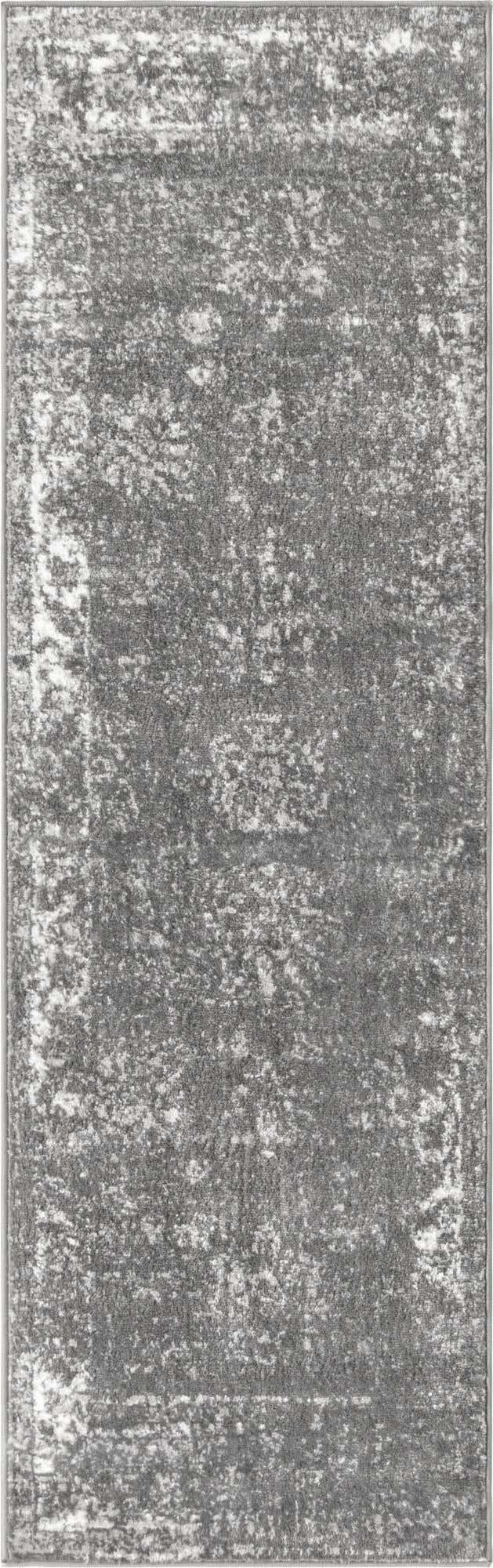 Dark Gray 2' x 6' 7 Sofia Runner Area Rug Discounted Clearance Final Sale