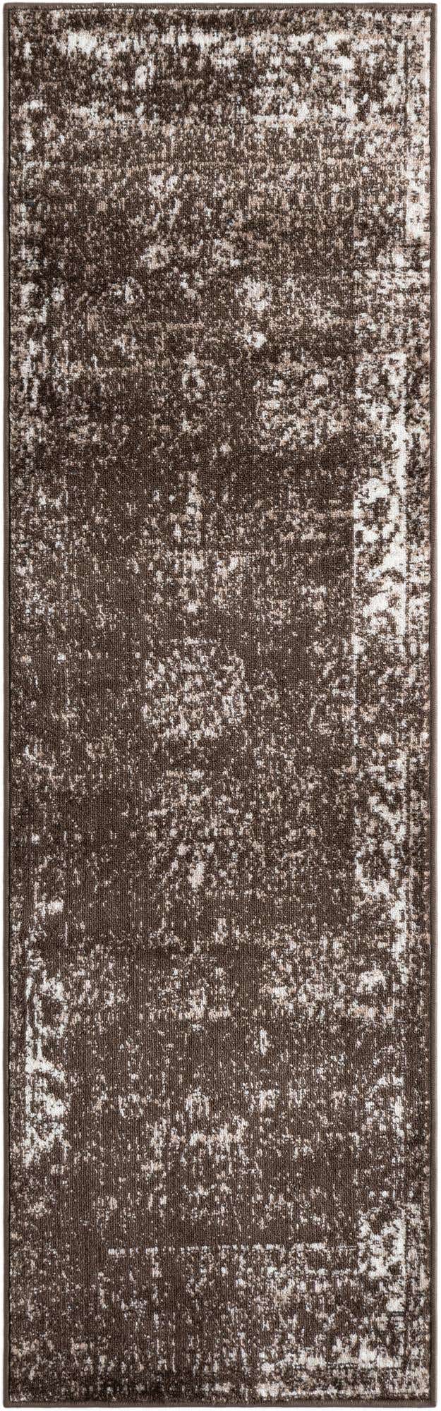 Brown 2' x 6' 7 Sofia Runner Area Rug Durable Easy Clean Stain Resistant Unique Carpet for Affordable Interior Home Design for Sale at Rug Engine