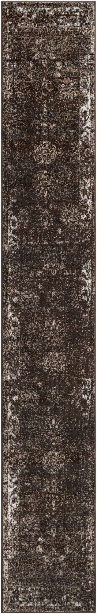 Brown 2' x 13' 1 Sofia Runner Area Rug Durable Easy Clean Stain Resistant Unique Carpet for Affordable Interior Home Design for Sale at Rug Engine