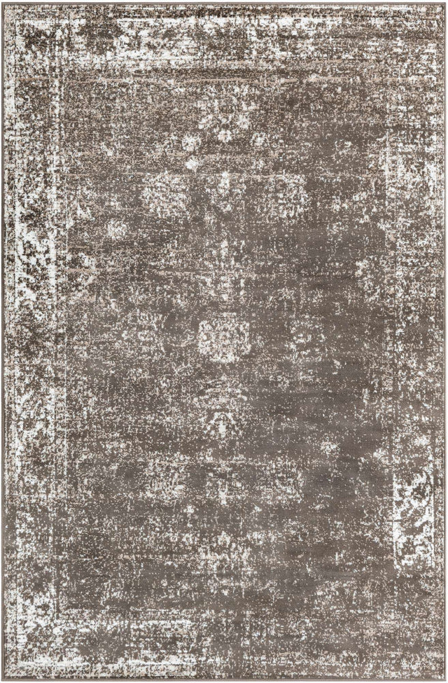 Brown 5' 3 x 8' Sofia Rectangle Area Rug Durable Easy Clean Stain Resistant Unique Carpet for Affordable Interior Home Design for Sale at Rug Engine