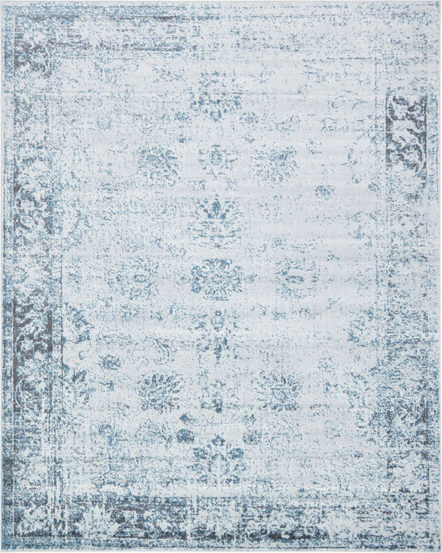 Light Blue 7' 10 x 10' Sofia Rectangle Area Rug Durable Easy Clean Stain Resistant Unique Carpet for Affordable Interior Home Design for Sale at Rug Engine