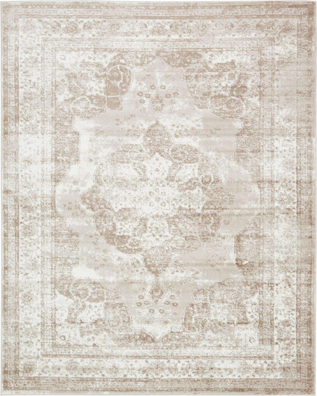 Beige 7' 10 x 10' Sofia Rectangle Area Rug Discounted Clearance Final Sale