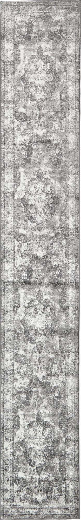 Gray 2' x 13' 1 Sofia Runner Area Rug Durable Easy Clean Stain Resistant Unique Carpet for Affordable Interior Home Design for Sale at Rug Engine