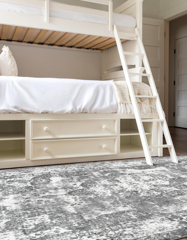 Gray 7' 1 x 10' Sofia Rectangle Area Rug Discounted Clearance Final Sale