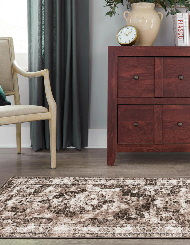 Light Brown 2' x 9' 10 Sofia Runner Area Rug Durable Easy Clean Stain Resistant Unique Carpet for Affordable Interior Home Design for Sale at Rug Engine