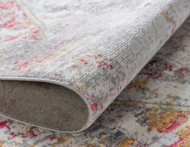 Gray 2' 7 x 9' 10 Austin Runner Area Rug 100% Polyester Durable Cotton Backing Living Dining Room Bedroom Office Vintage Decor Carpet for Sale at Rug Engine