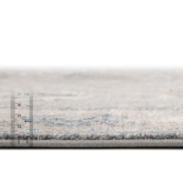 Gray 4' 1 x 4' 1 Salzburg Round Area Rug