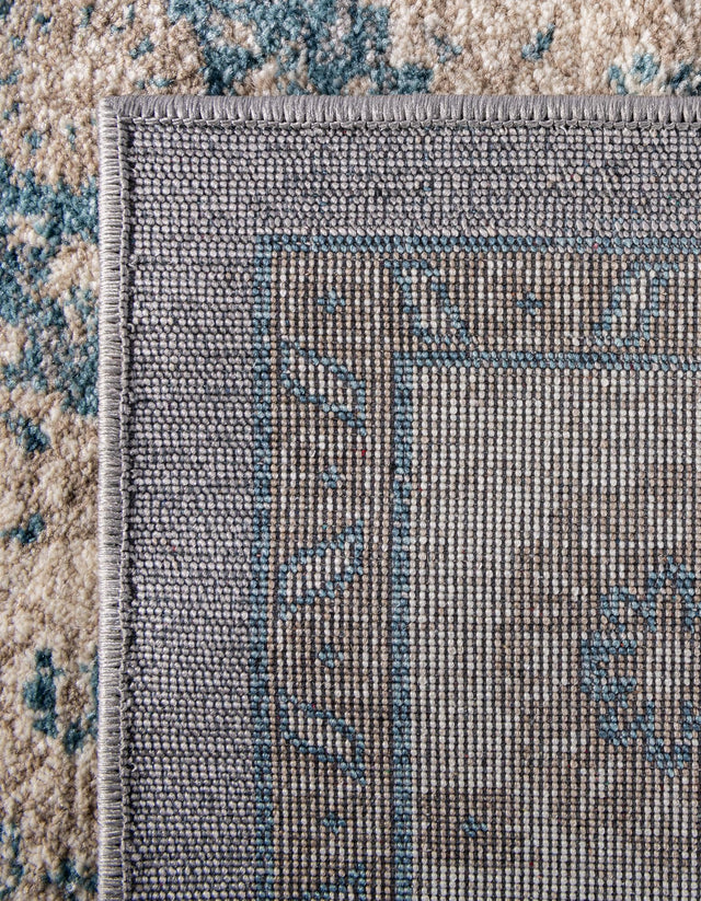 Gray 2' 7 x 10' Salzburg Runner Area Rug Stain Resistant Easy Clean Traditional Classic Design Durable Carpet for Affordable Interior Home Decorating for Sale at Rug Engine