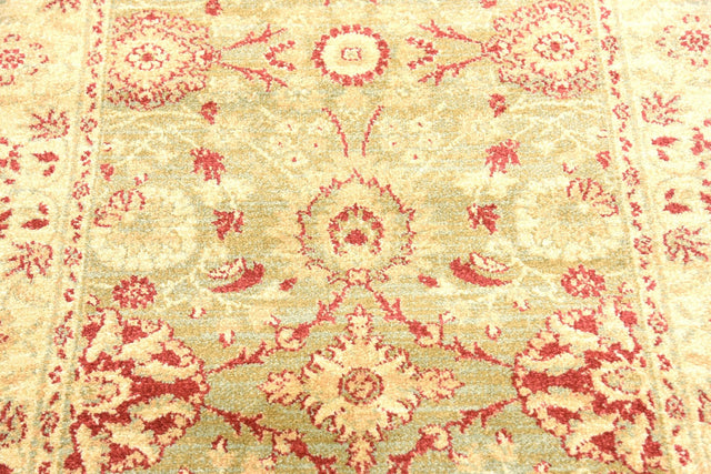 Light Green 3' 3 x 5' 3 Edinburgh Rectangle Area Rug 100% Polypropylene Easy Clean With Cotton Backing Traditional Classic Design Carpet for Living, Dining Room, Office for Sale at Rug Engine