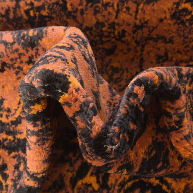 Terracotta and Black 3' x 9' 10 Imperial Runner Area Rug 100% Polypropylene With Cotton Backing Traditional Vintage Distressed Design Carpet for Sale at Rug Engine