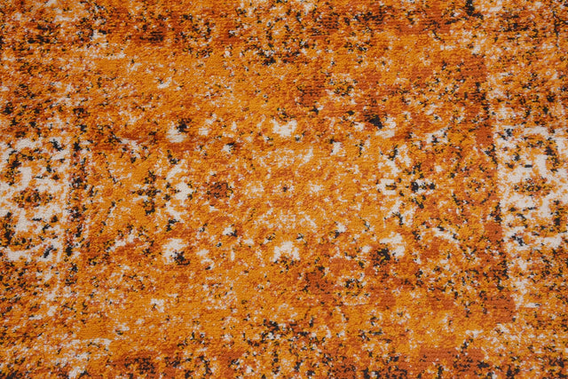 Terracotta and White 3' x 9' 10 Imperial Runner Area Rug 100% Polypropylene With Cotton Backing Traditional Vintage Distressed Design Carpet for Sale at Rug Engine