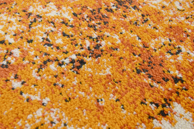 Terracotta and White 2' x 6' 1 Imperial Runner Area Rug 100% Polypropylene With Cotton Backing Traditional Vintage Distressed Design Carpet for Sale at Rug Engine