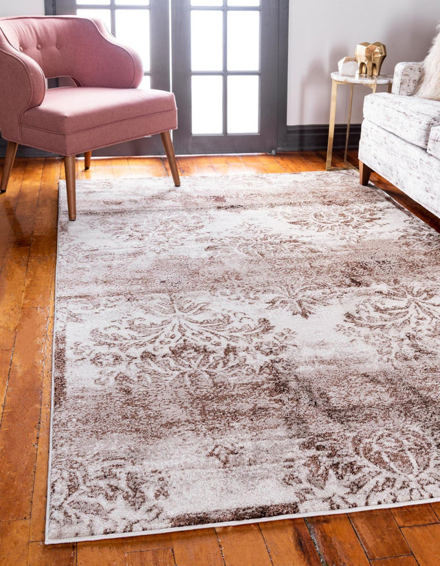 Dark Beige 4' x 6' Rushmore Rectangle Area Rug