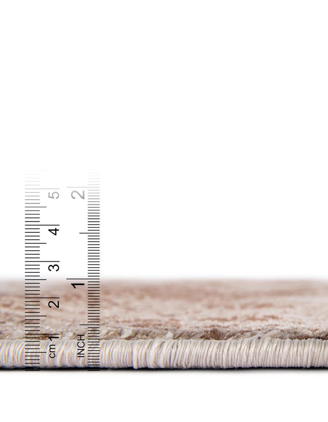 Dark Beige 4' x 6' Rushmore Rectangle Area Rug