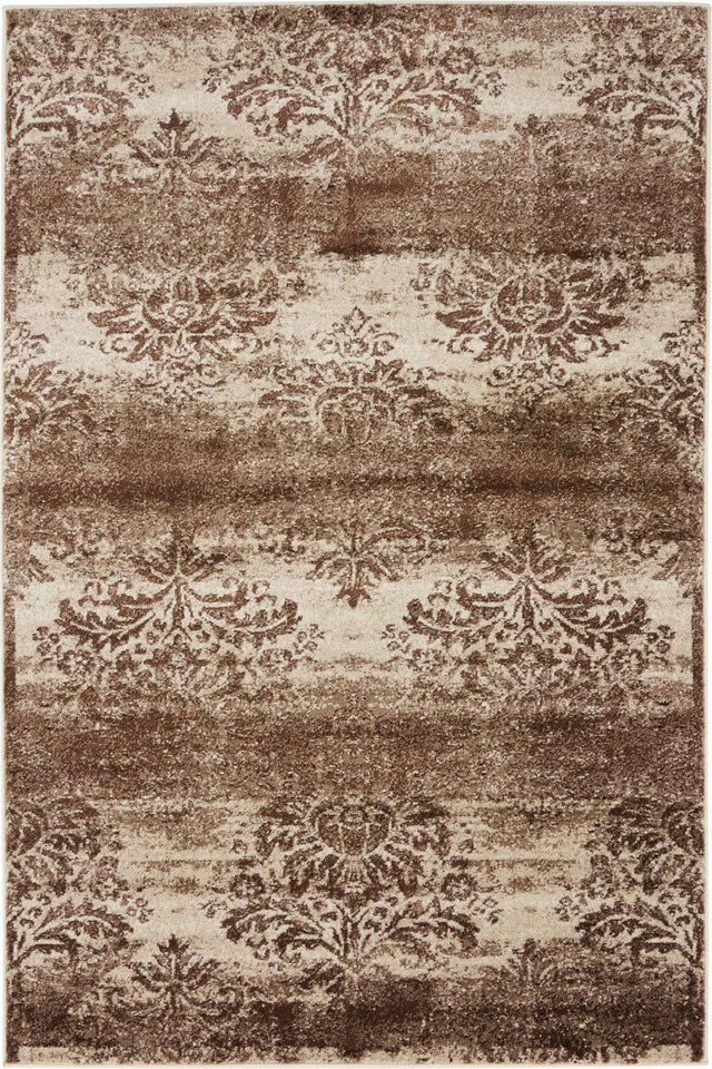 Dark Beige 4' x 6' Rushmore Rectangle Area Rug