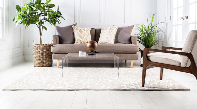 Snow White 5' 1 x 8' Rushmore Rectangle Area Rug 55% Polypropylene & 45% Polyester Durable Quality Carpet for Indoor Home Decorating for Sale at Rug Engine