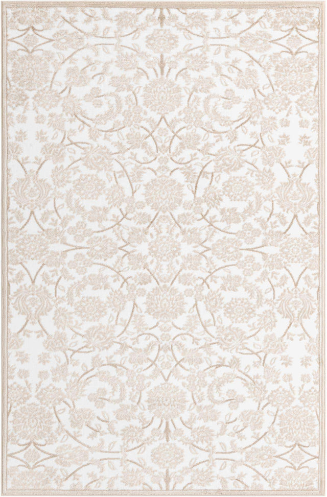 Snow White 5' 1 x 8' Rushmore Rectangle Area Rug 55% Polypropylene & 45% Polyester Durable Quality Carpet for Indoor Home Decorating for Sale at Rug Engine