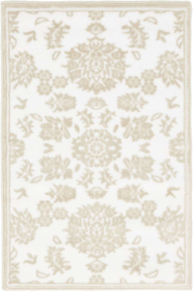 White Brown 2' x 3' 1 Rushmore Rectangle Area Rug 55% Polypropylene & 45% Polyester Durable Quality Carpet for Indoor Home Decorating for Sale at Rug Engine
