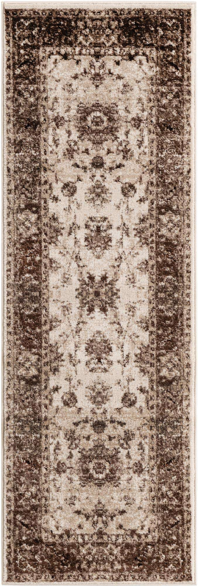 Cream 2' x 6' 1 Rushmore Runner Area Rug