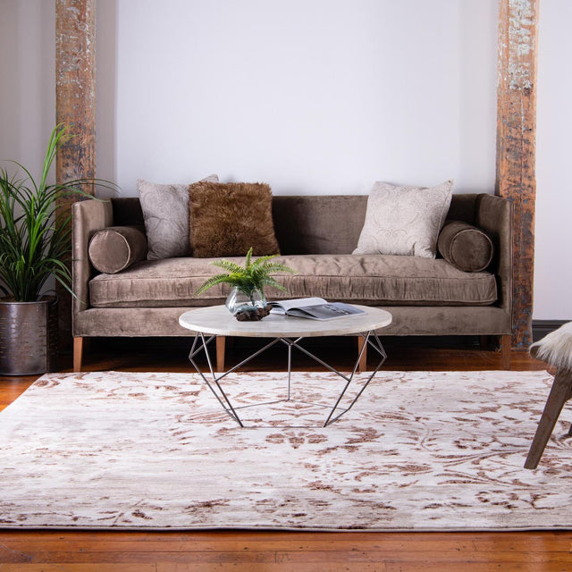Chocolate Brown 8' x 8' Rushmore Square Area Rug 55% Polypropylene & 45% Polyester Durable Quality Carpet for Indoor Home Decorating for Sale at Rug Engine