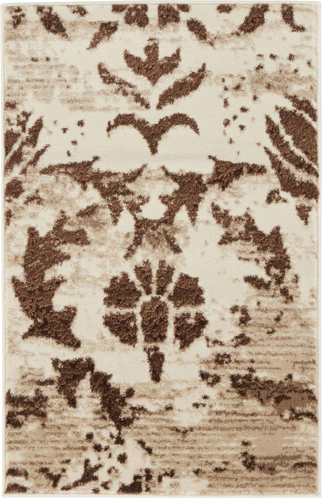 Chocolate Brown 2' x 3' 1 Rushmore Rectangle Area Rug 55% Polypropylene & 45% Polyester Durable Quality Carpet for Indoor Home Decorating for Sale at Rug Engine