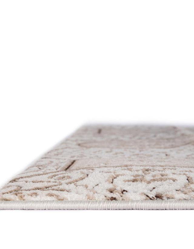 Cream 3' x 9' 10 Rushmore Runner Area Rug 55% Polypropylene & 45% Polyester Durable Quality Carpet for Indoor Home Decorating for Sale at Rug Engine