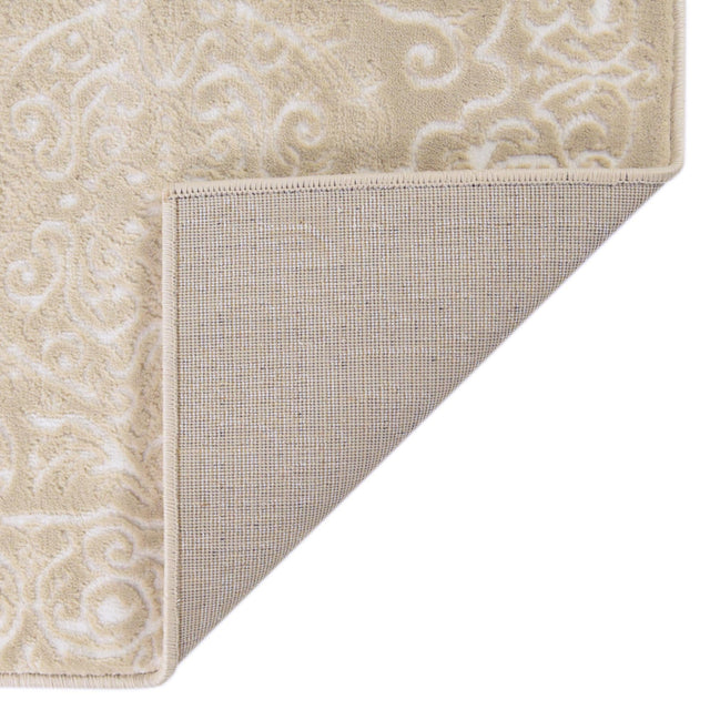 Beige 6' x 6' Rushmore Square Area Rug 55% Polypropylene & 45% Polyester Durable Quality Carpet for Indoor Home Decorating for Sale at Rug Engine