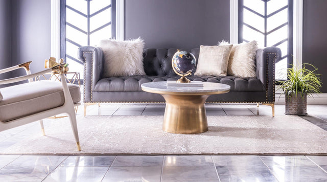 Beige 4' 1 x 6' 1 Rushmore Rectangle Area Rug