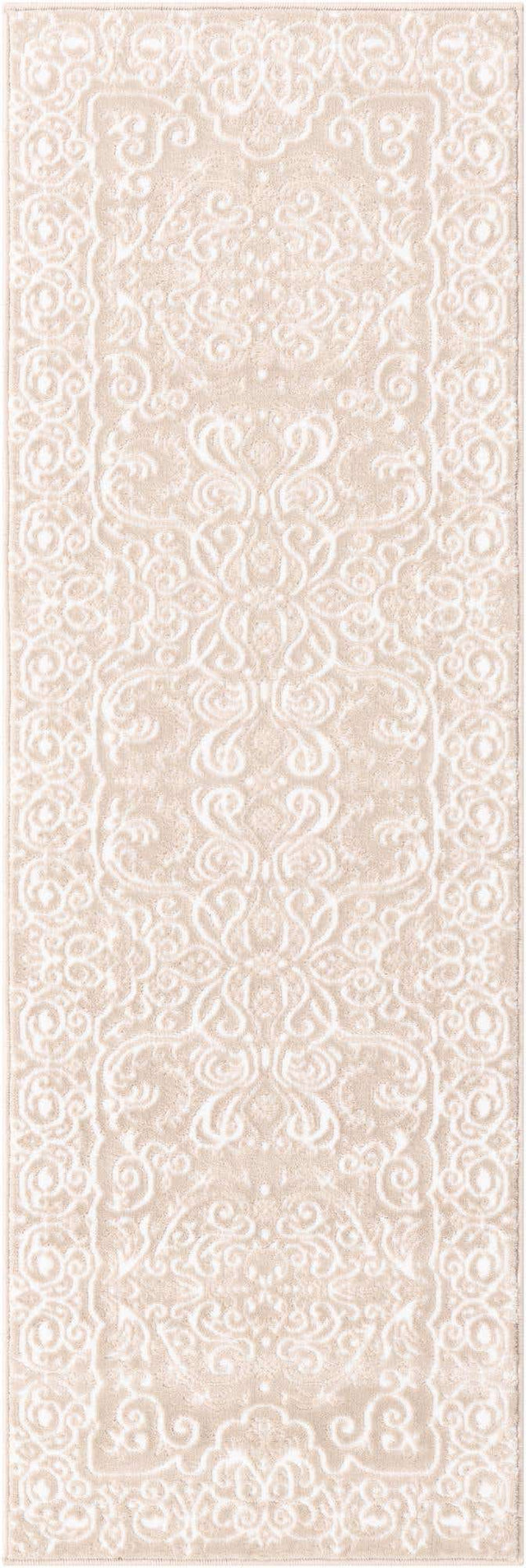 Beige 2' x 6' 1 Rushmore Runner Area Rug 55% Polypropylene & 45% Polyester Durable Quality Carpet for Indoor Home Decorating for Sale at Rug Engine
