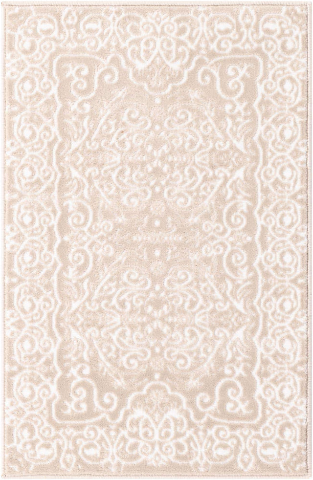 Beige 2' x 3' Rushmore Rectangle Area Rug 55% Polypropylene & 45% Polyester Durable Quality Carpet for Indoor Home Decorating for Sale at Rug Engine
