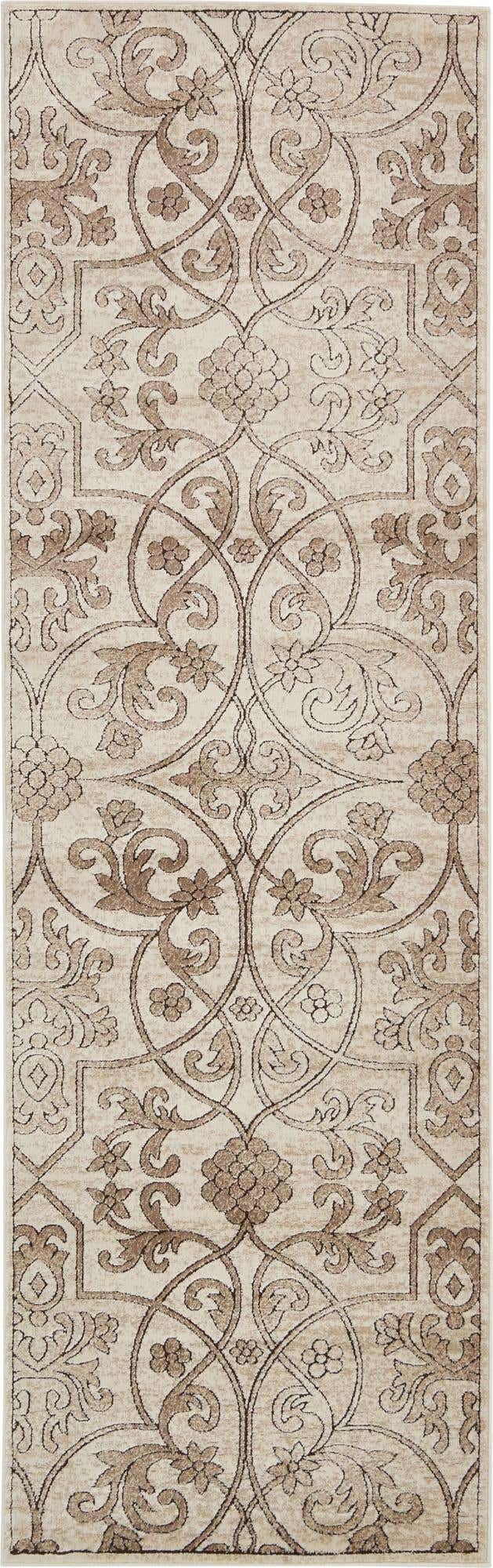 Dark Beige 3' x 9' 10 Rushmore Runner Area Rug 55% Polypropylene & 45% Polyester Durable Quality Carpet for Indoor Home Decorating for Sale at Rug Engine