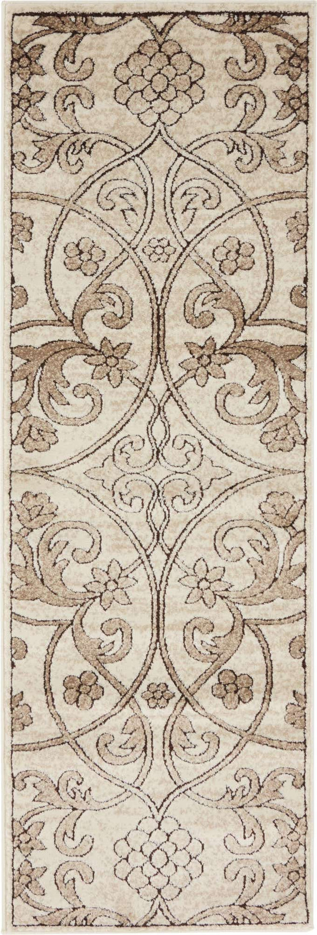 Dark Beige 2' x 6' 1 Rushmore Runner Area Rug 55% Polypropylene & 45% Polyester Durable Quality Carpet for Indoor Home Decorating for Sale at Rug Engine