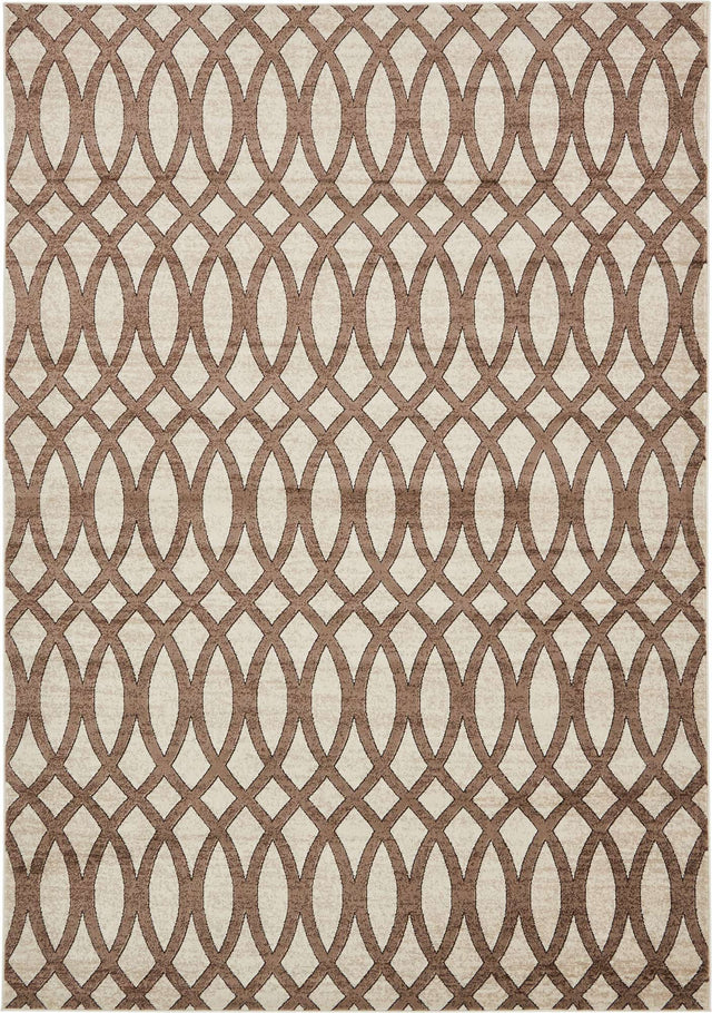 Brown 7' 1 x 10' Rushmore Rectangle Area Rug 55% Polypropylene & 45% Polyester Durable Quality Carpet for Indoor Home Decorating for Sale at Rug Engine