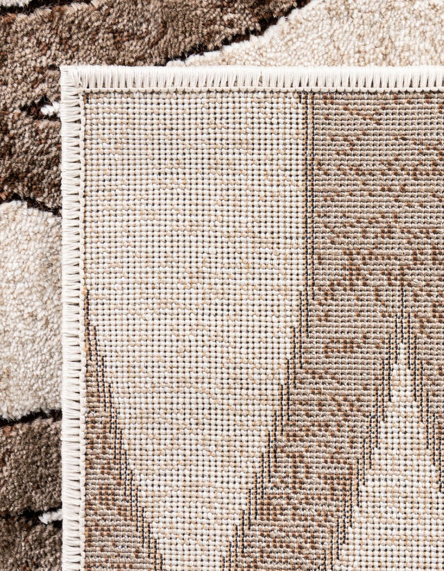 Brown 4' 1 x 6' 1 Rushmore Rectangle Area Rug 55% Polypropylene & 45% Polyester Durable Quality Carpet for Indoor Home Decorating for Sale at Rug Engine