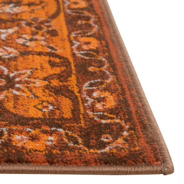 Chocolate Brown 3' x 9' 10 Imperial Runner Area Rug 100% Polypropylene With Cotton Backing Traditional Vintage Distressed Design Carpet for Sale at Rug Engine