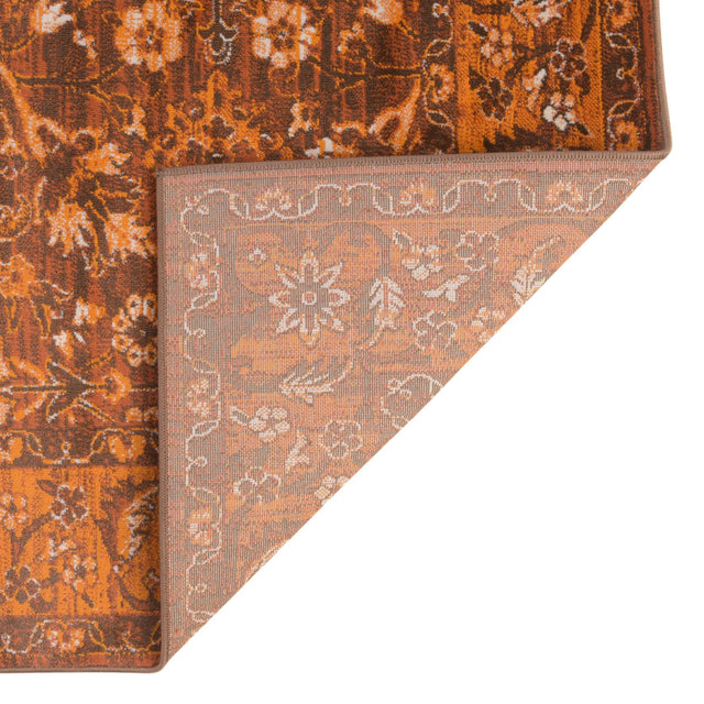 Chocolate Brown 3' x 9' 10 Imperial Runner Area Rug 100% Polypropylene With Cotton Backing Traditional Vintage Distressed Design Carpet for Sale at Rug Engine