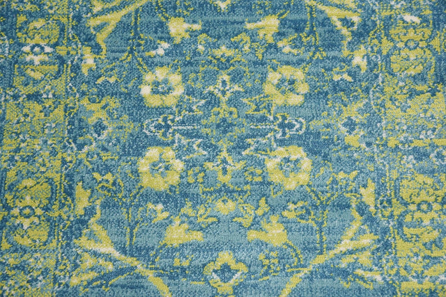 Blue 2' x 3' 1 Imperial Rectangle Area Rug 100% Polypropylene With Cotton Backing Traditional Vintage Distressed Design Carpet for Sale at Rug Engine