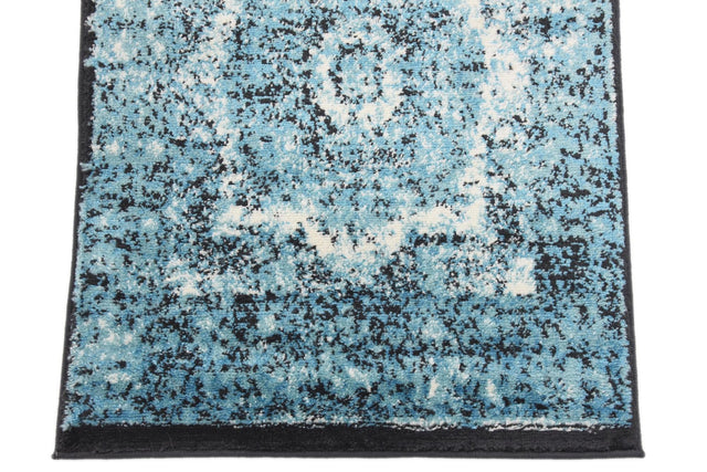 Blue 2' x 6' 1 Imperial Runner Area Rug 100% Polypropylene With Cotton Backing Traditional Vintage Distressed Design Carpet for Sale at Rug Engine