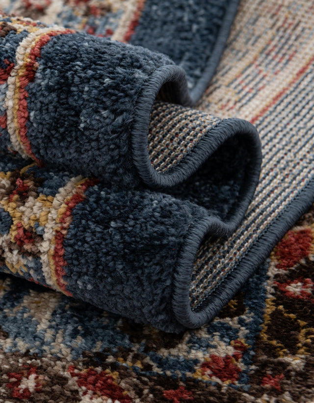 Dark Blue 2' x 8' Utopia Runner Area Rug Traditional Vintage Persian Inspired Vivid Color Durable Carpet for Unique Interiors for Sale at Rug Engine