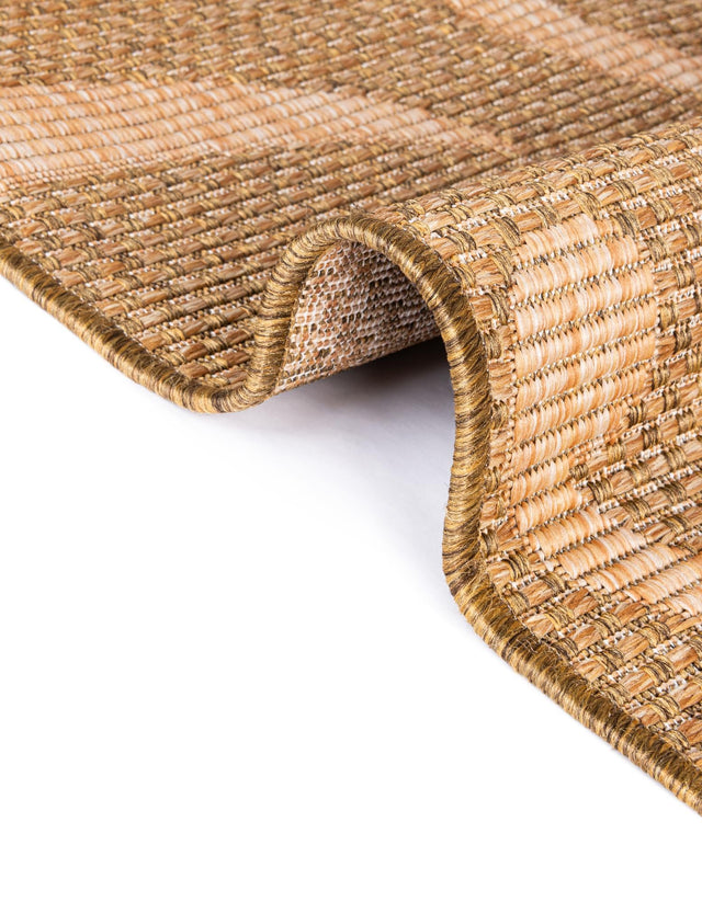 Brown 2' x 3' 1 Outdoor Botanical Rectangle Area Rug Weather Resistant for Patio, Deck, Terrace, Balcony, Porch Polypropylene Garden Floral Tropical Carpet for Sale at Rug Engine