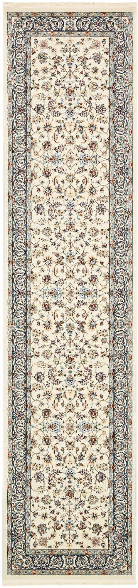 Ivory 2' 11 x 13' 1 Narenj Runner Area Rug 85% Polypropylene & 15% Polyester Traditional Classic Carpet for Living, Dining, Bedrooms, Office for Sale at Rug Engine